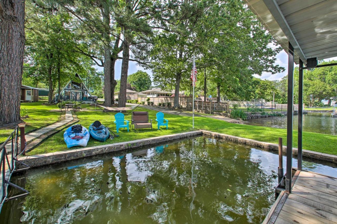 Pet-Friendly Hot Springs Cabin On Lake Hamilton! 외부 사진